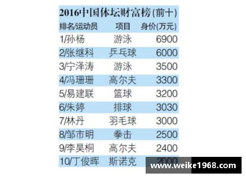 体育明星高收入背后的经济与社会影响探究